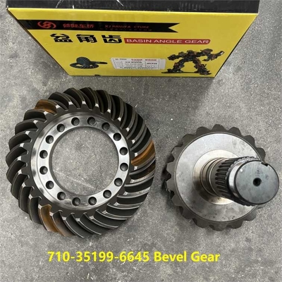 kopen 710-35199-6645 Bevel Gear HOWO Truck Parts 27/18 Pinion And Crown Wheel Spiral Bevel Gear 27/18 online vervaardiging