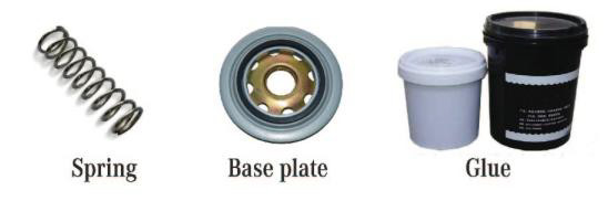 Gepersonaliseerde filters grondstof lente ISO9001 voor filters machines