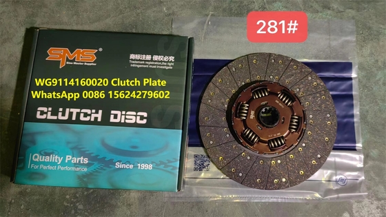 WG9114160020 HOWO Truck Parts Clutch Driven Disc Plate Montage